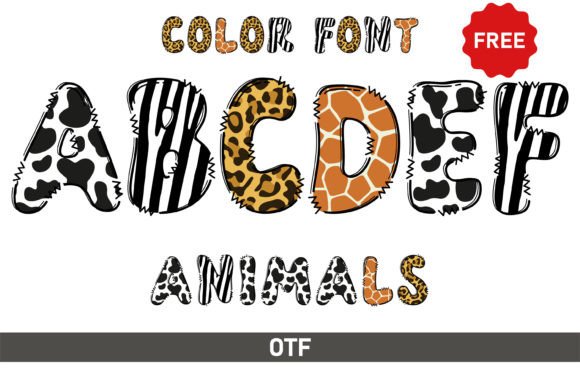 Animals Font: Playful, Artistic Typography for Creators