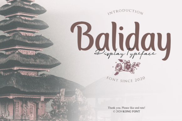 Baliday: The Handwritten Font That Feels Like Your Best Creative Idea Just Popped Up