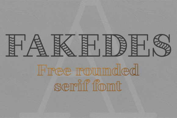 Fakedes: A Serif Typeface Built for Upscale Clarity and Distinctive Presence