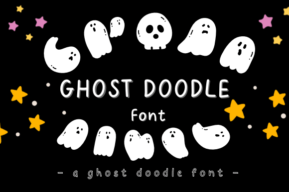 Ghost Doodle Font: The Whimsically Spooky Typeface That Brings Halloween to Life