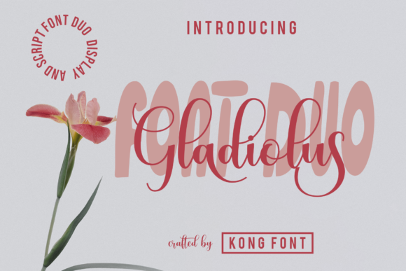 Gladiolus: A Playful, Hand-Drawn Script Font for Creative Projects