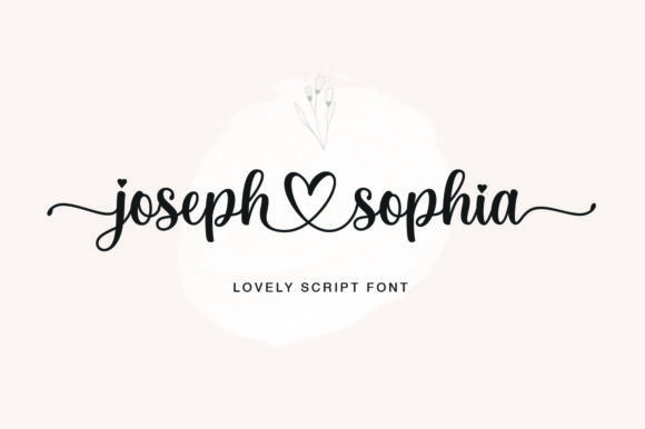Joseph Sophia: Elegant Handwritten Charm