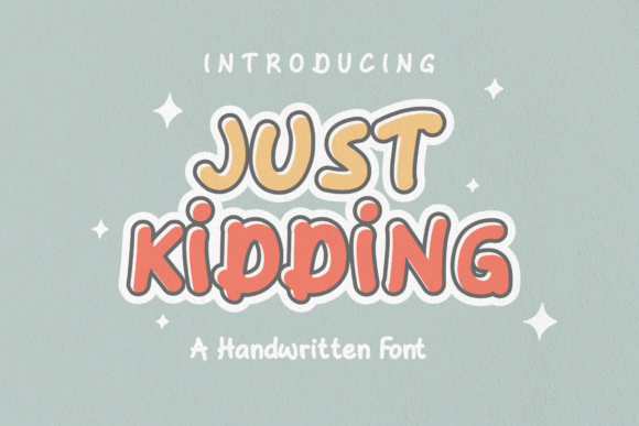 Just Kidding: A Handwritten Font with Personality