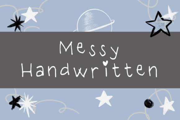 Messy: A Handwritten Font That Brings Personality to Your Designs