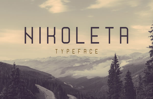 Nikoleta: A Free Sans Serif Font That Balances Boldness and Elegance