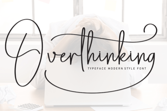 Overthinking: A Handwritten Font That Turns Thought Into Design Magic
