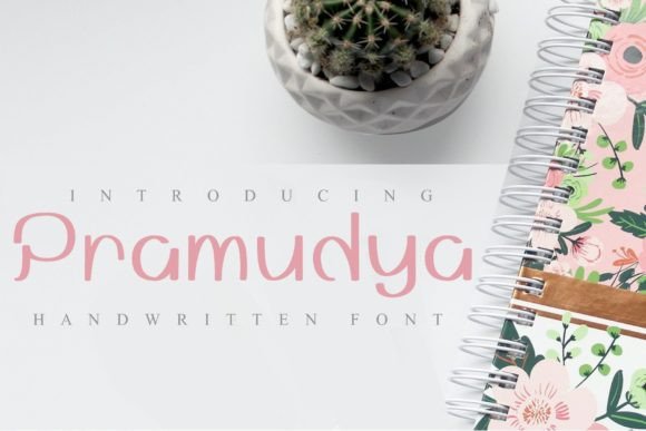 Pramudya: The Handwritten Font That Brings Joy to Craft Projects