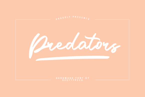 Predators: The Brush-Pen Handwritten Font That Transforms Design Intent Into Emotional Resonance