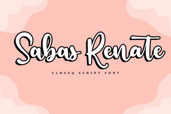Sabas Renate: A Handwritten Font with Quiet Confidence and Real-World Utility