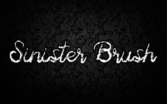 Sinister Brush: A Handwritten Font That Fits Real Creative Workflows