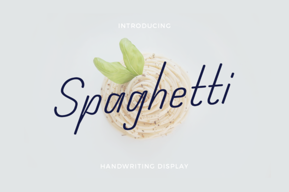 Spaghetti: A Handwritten Font That Elevates Your Designs