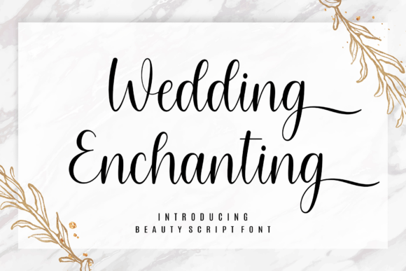 Wedding Enchanting: The Art of Typographic Romance in Modern Design